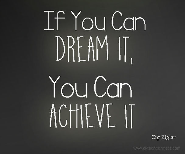 Zig Ziglar-If you can dream it, you can achieve it