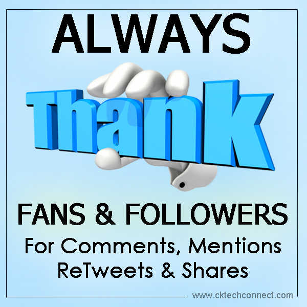 Always Thanks Fans & Followers