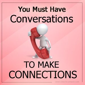 Social marketing Engagement requires conversations to make connections